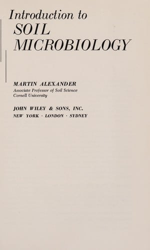 Introduction to soil microbiology