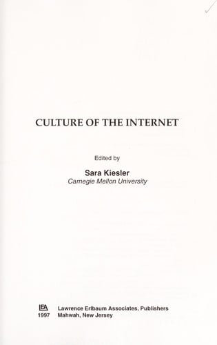 Culture of the Internet