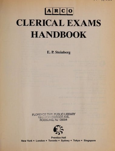 Clerical exams handbook