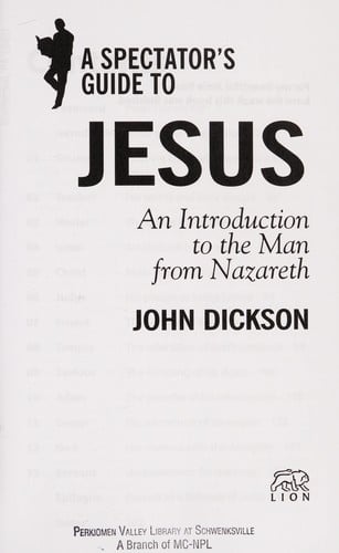 A spectator's guide to Jesus