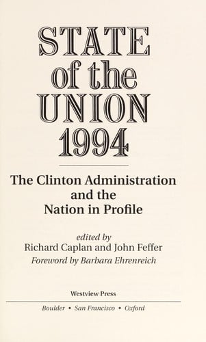 State of the union, 1994