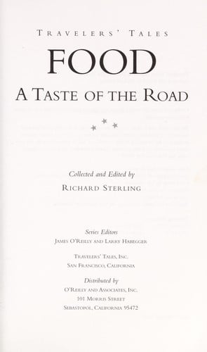 Travelers' Tales food