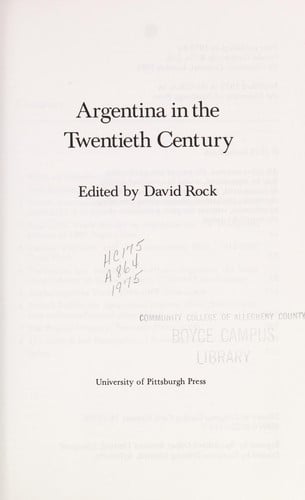 Argentina in the twentieth century