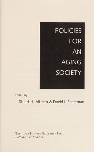 Policies for an aging society