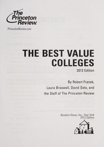 The best value colleges