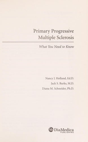 Primary progressive multiple sclerosis