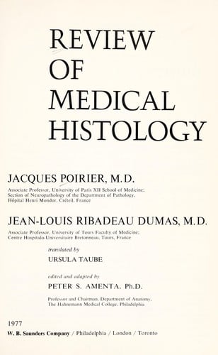 Review of medical histology