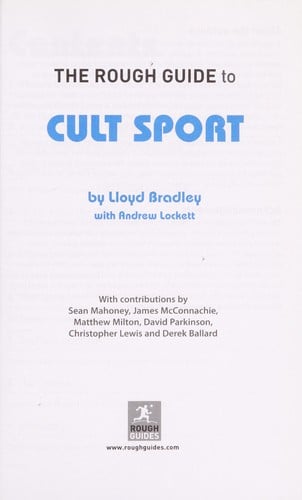 The rough guide to cult sport