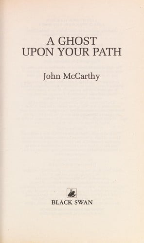 A ghost upon your path