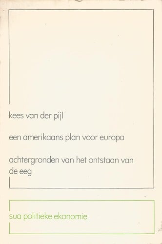 Een Amerikaans plan voor Europa
