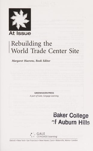 Rebuilding the World Trade Center