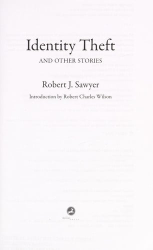 Identity theft and other stories