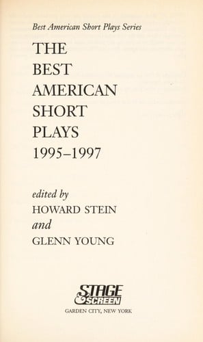 The best American short plays, 1995-1997