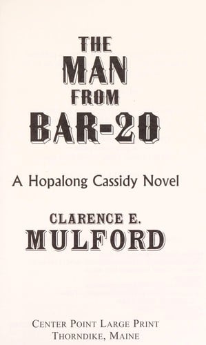 The man from Bar-20