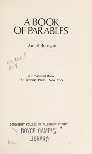 A book of parables