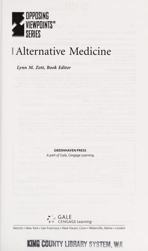 Alternative medicine