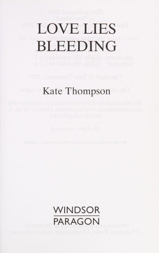 Love lies bleeding