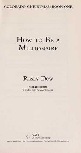 How to be a millionaire
