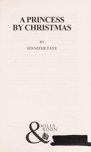 A Princess By Christmas