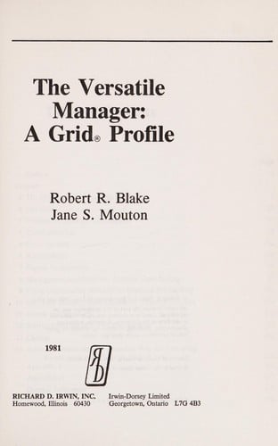 The versatile manager