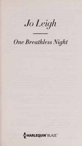 One Breathless Night