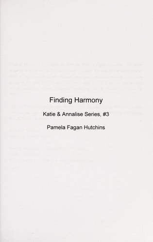 Finding harmony