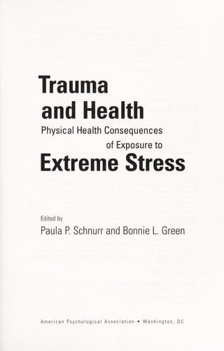 Trauma and health