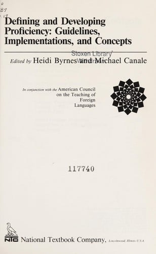 Defining and developing proficiency