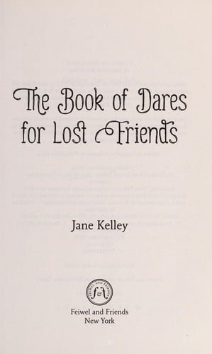 The book of dares for lost friends