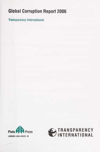 Global corruption report 2006