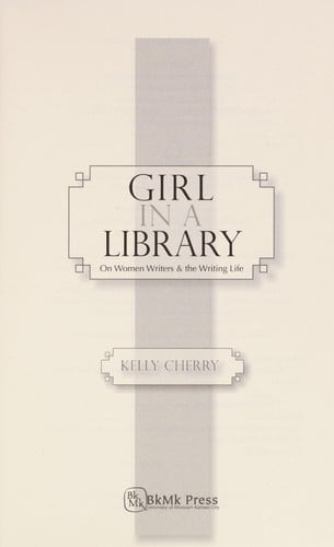 Girl in a library