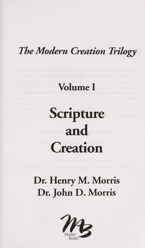 The modern creation trilogy
