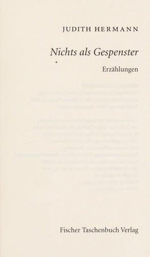 Nichts als Gespenster