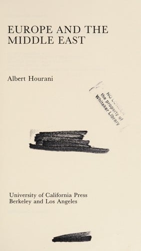 Europe and the Middle East