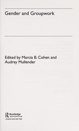 Gender and Groupwork