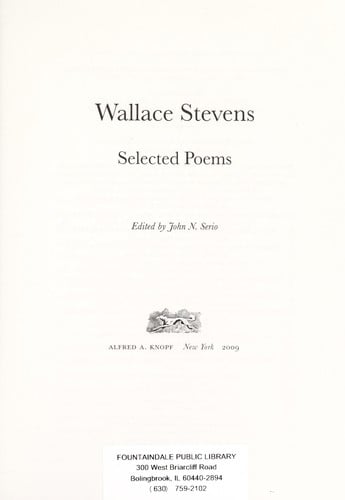 Selected poems