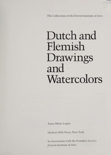 Dutch and Flemish drawings and watercolors