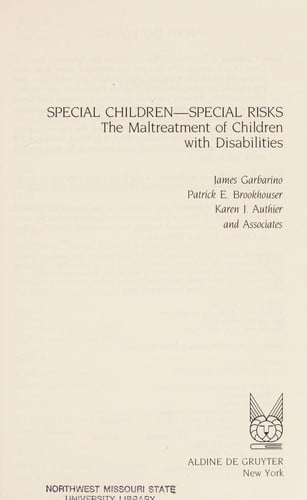 Special children, special risks