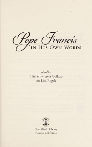 Pope Francis in His Own Words