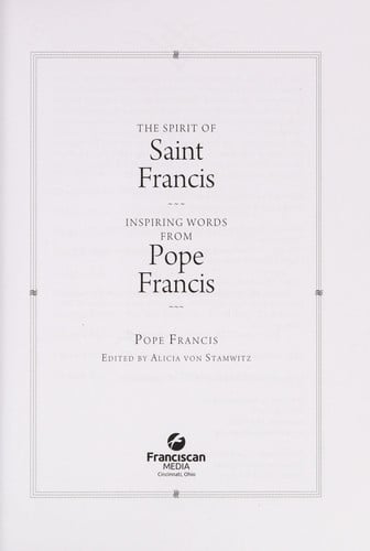 The spirit of Saint Francis
