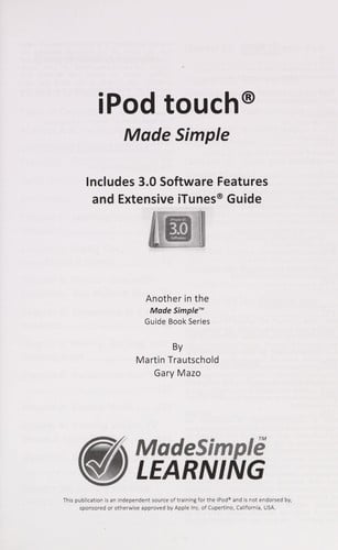 IPod touch made simple