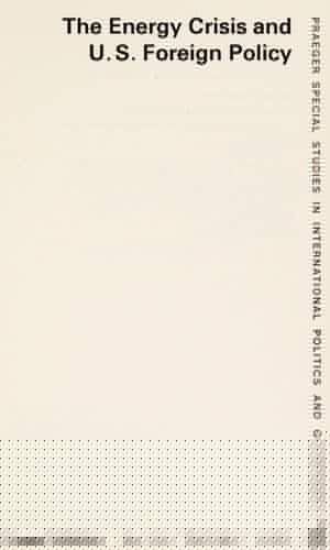 The Energy crisis and U.S. foreign policy