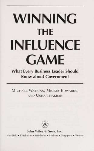 Winning the Influence Game