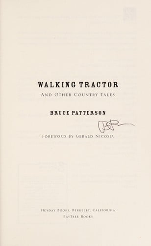 Walking tractor and other country tales