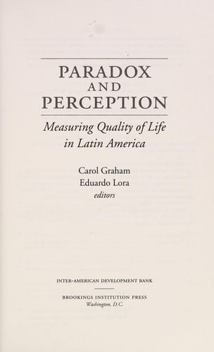 Paradox and perception