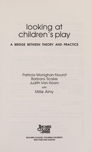 Looking at children's play