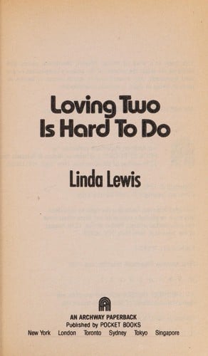 Loving two is hard to do