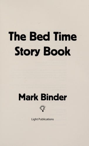 The bed time story book
