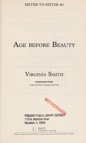 Age before beauty
