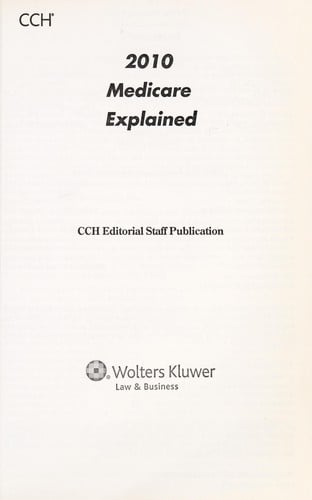 2010 CCH Medicare explained